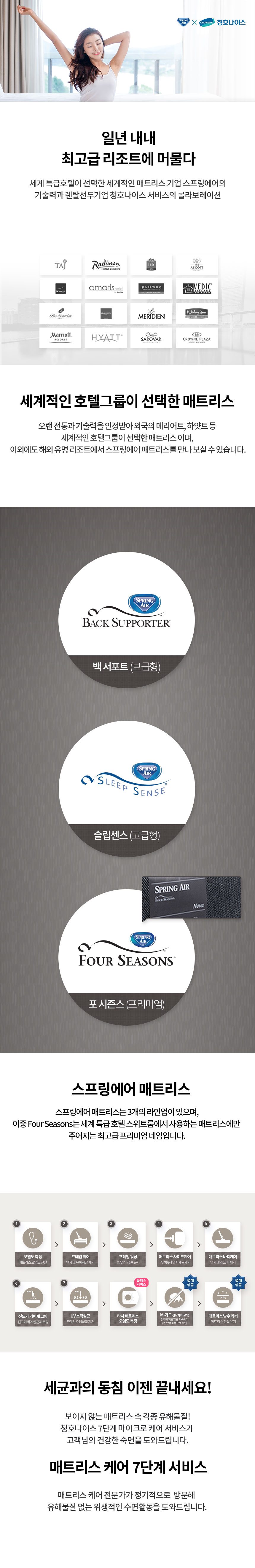 청호나이스 스프링에어 프레임 FD 서랍형 상세 이미지 2