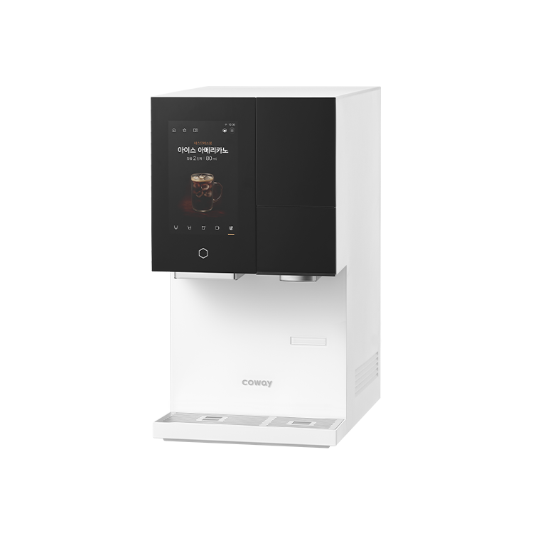 코웨이 카페 얼음정수기 CHPCI-8400N 퓨어 화이트 제품컷