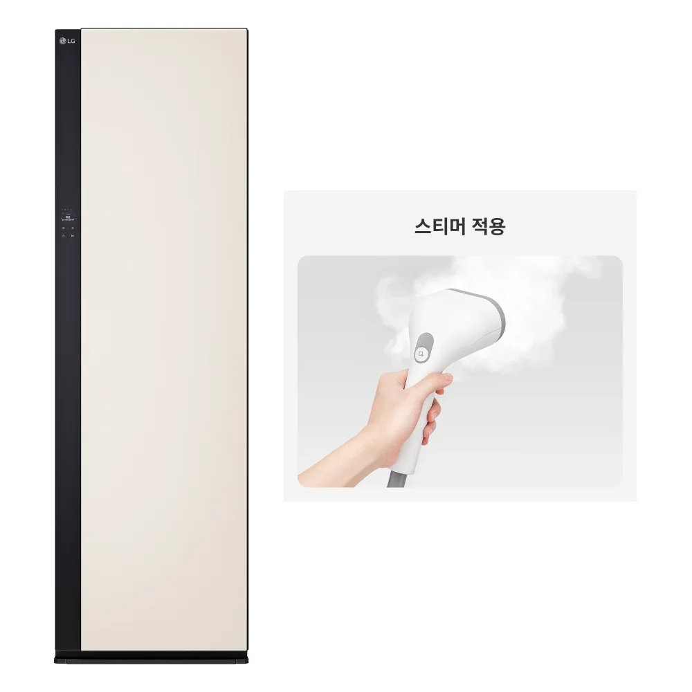 LG 스타일러 오브제컬렉션+스티머(2026 NEW, 5벌+바지1벌, 샌드베이지) 제품 상세 이미지
