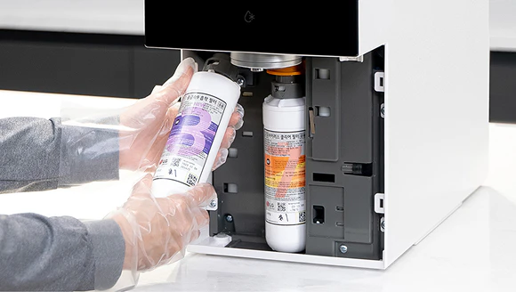 LG가전 케어 전문가의 주기별 필터 교체