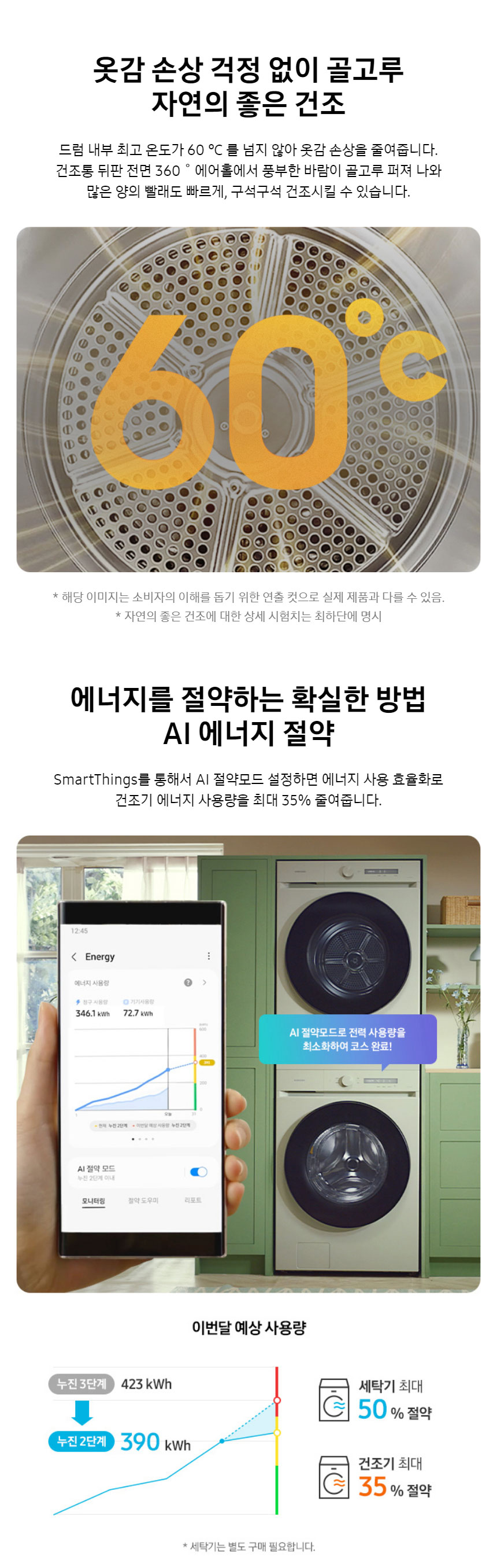 삼성전자 그랑데 건조기 AI 17kg 상세 이미지 2