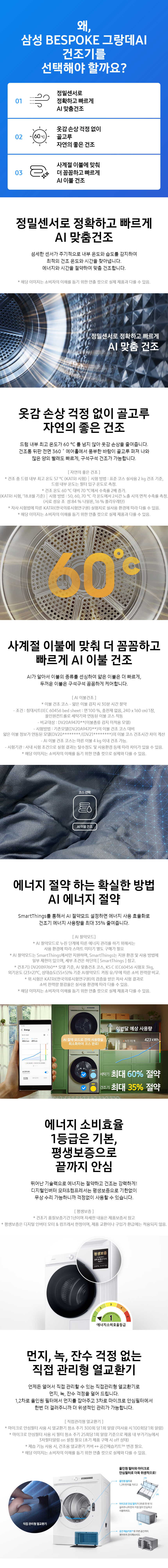 삼성전자 그랑데 건조기 AI 20kg 상세 이미지 1