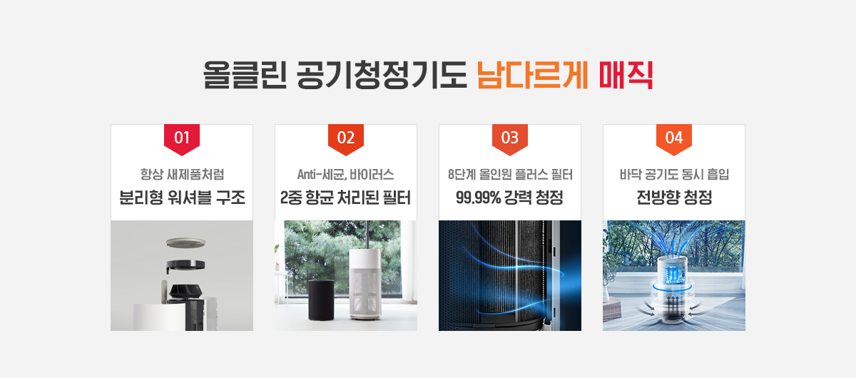 SK매직 올클린 공기청정기 82㎡(25평) 공식 상세 이미지 1