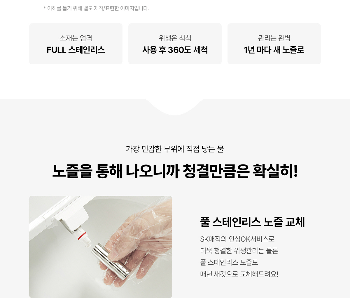 SK매직 풀스텐 스파 방수 비데 공식 제품 설명 4