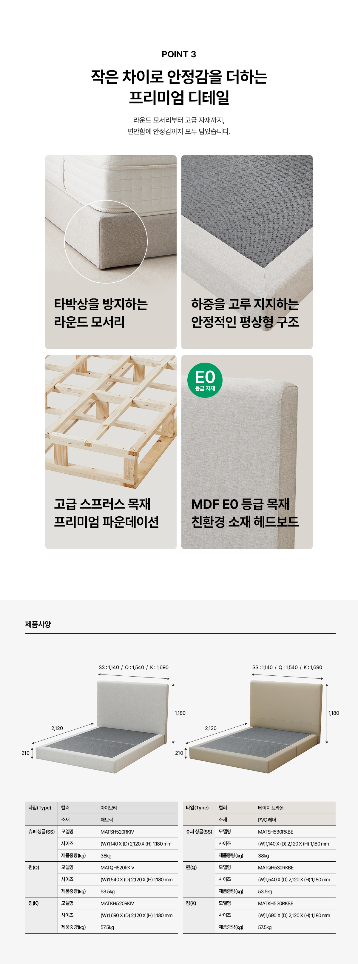 SK매직 패브릭 헤드보드 프레임 공식 상세 이미지 5