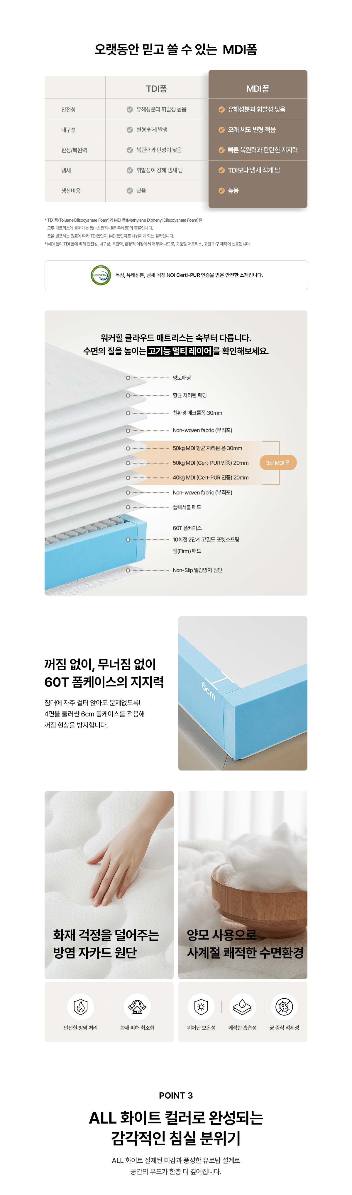 SK매직 워커힐 클라우드 매트리스 킹(K) 공식 상세 이미지 6